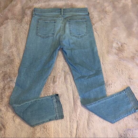 rag & bone Capri Step Frayed Hem Light Wash Skinny Jeans Wiley Size: 27 - Picture 5 of 16
